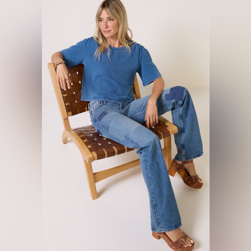 MOTHER The Bookie  Heel Jeans in Ironing Things Out⭐️RARE ⭐️28 Retail $348 - Picture 7 of 16
